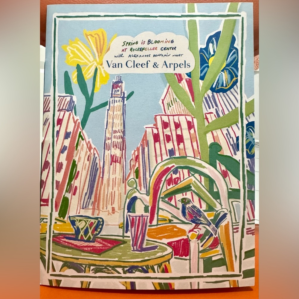 Van Cleef & Arpels Softcover Booklet – Spring is Blooming at Rockefeller Center